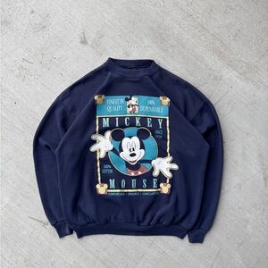 Disney Mickey Mouse Navy Crewneck Sweater